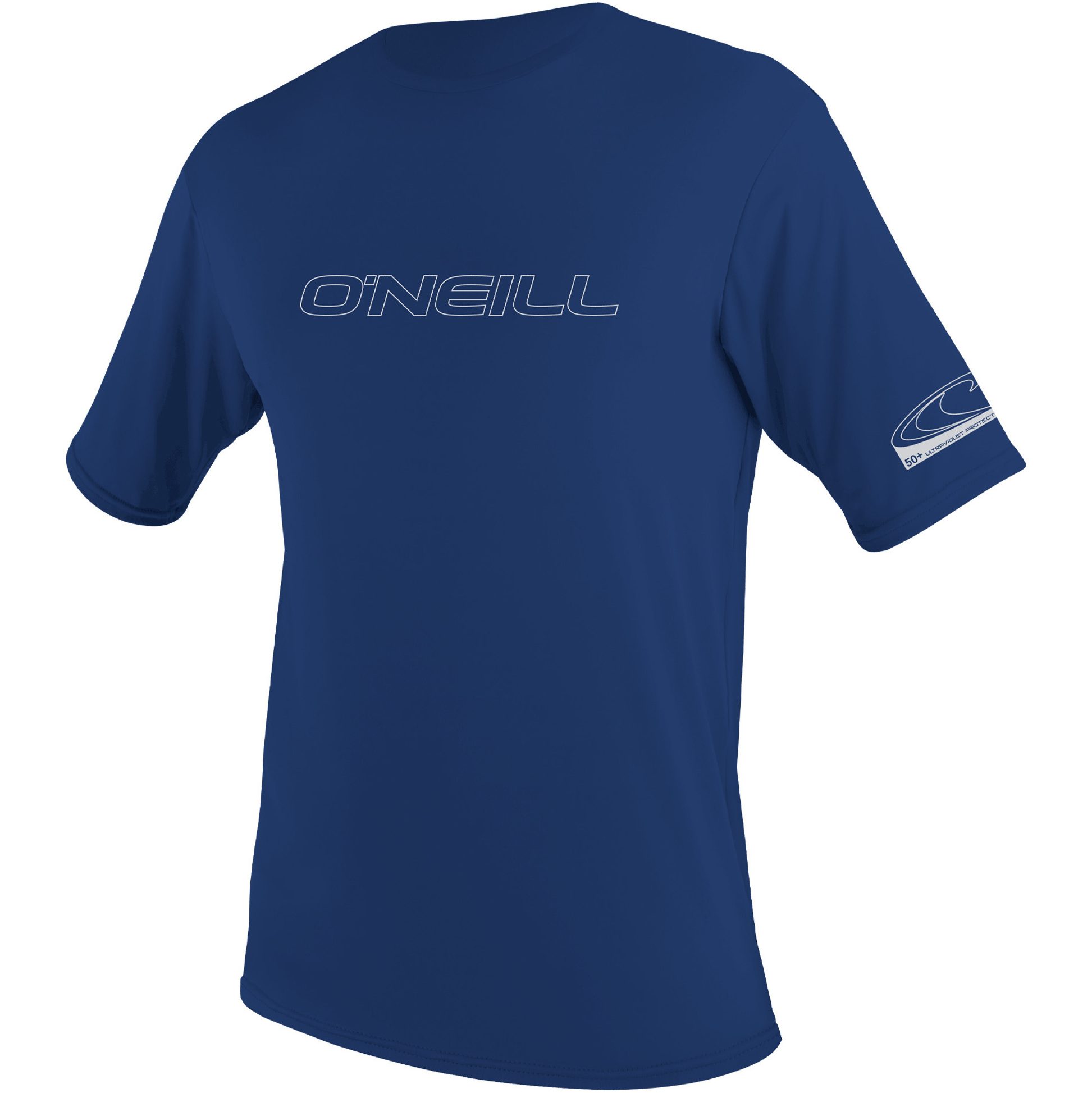2025 O'Neill Mens Basic Skins Short Sleeve Sun Rash Shirt 3402 - Navy